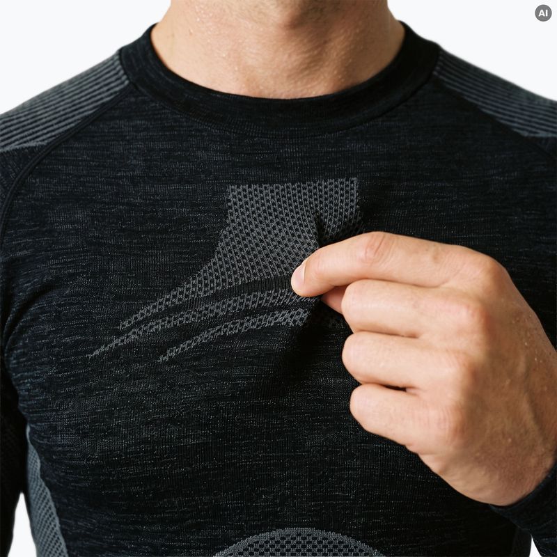 Completo intimo termico da uomo Woolcano SET1089 Czarny 5