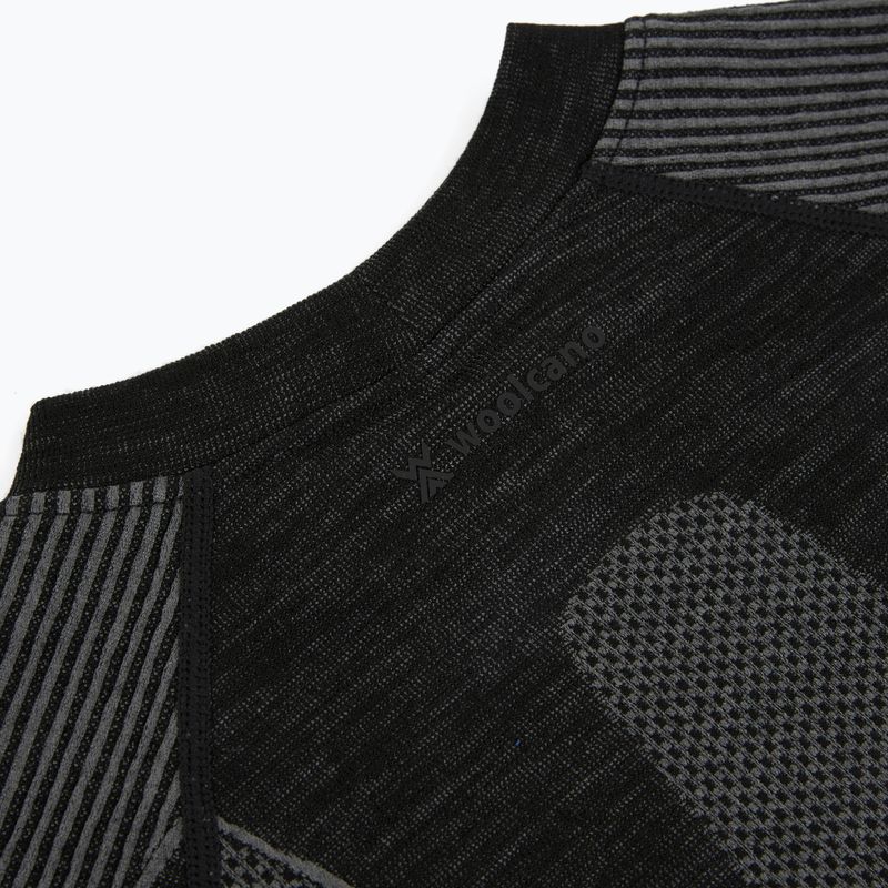 Completo intimo termico da uomo Woolcano SET1089 Czarny 7