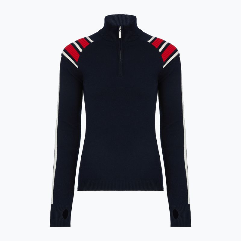 Maglione da donna Woolcano SWT1094 Czarny/Kremowy/ Czerwony