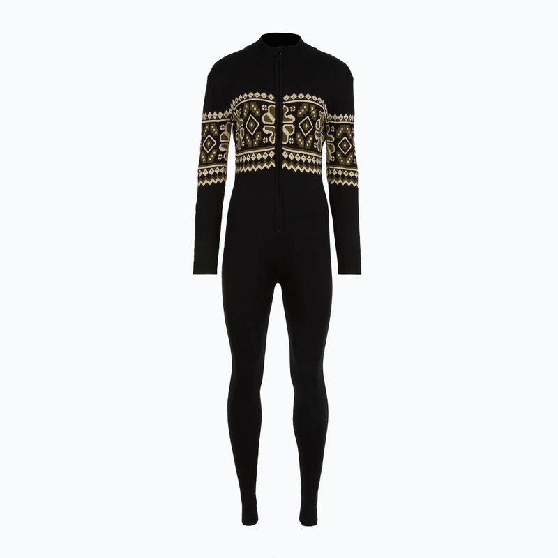 Tuta intera da donna Woolcano SWT1095 Czarny/Kremowy 3