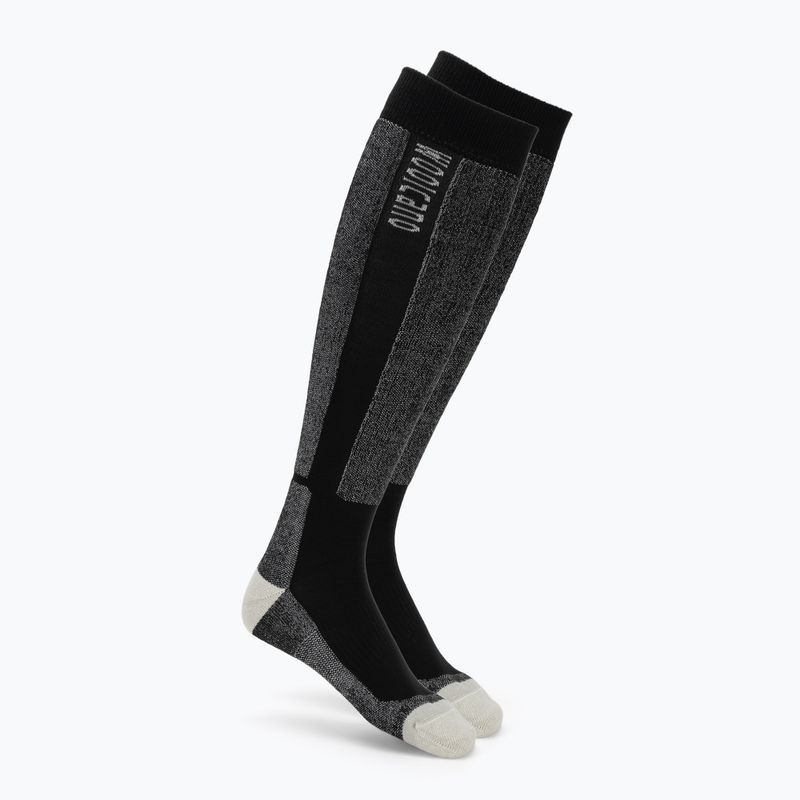 Calze da sci da uomo Woolcano SCK1097 czarny/szary