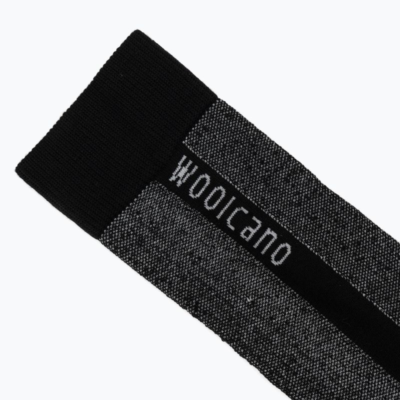 Calze da sci da uomo Woolcano SCK1097 czarny/szary 3