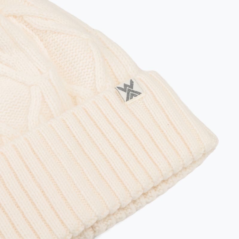 Cappello da donna Woolcano HAT1100 Kremowy 3