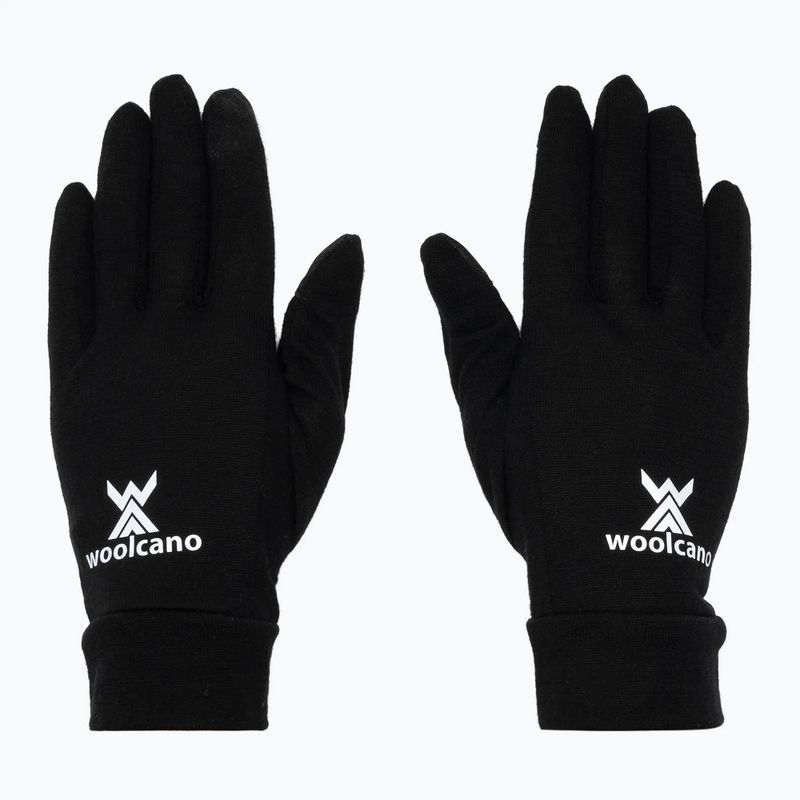 Guanti da bambino Woolcano GLV1105 Czarny 3