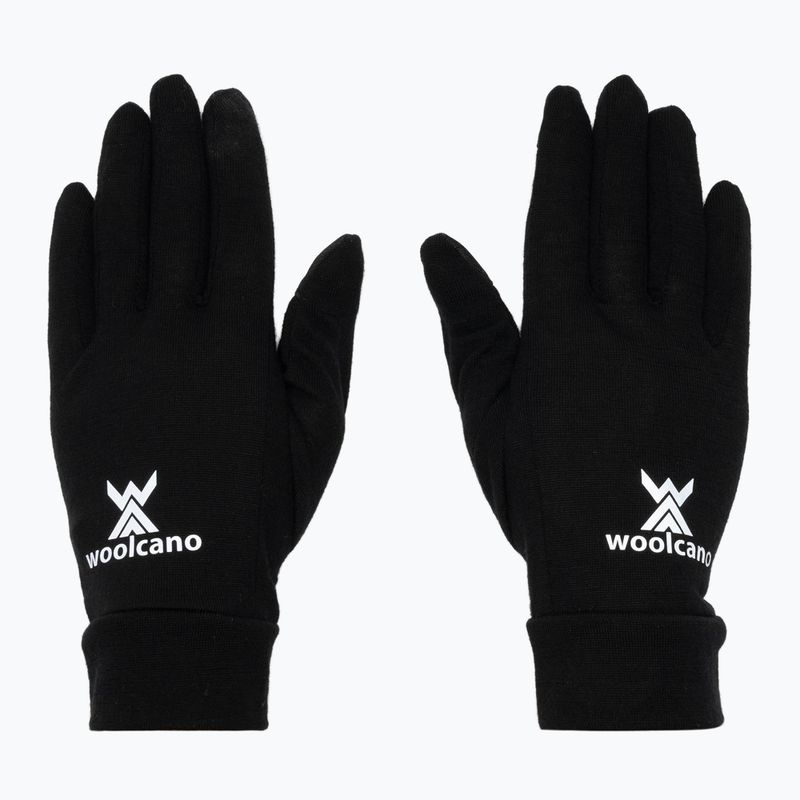 Guanti da bambino Woolcano GLV1105 Czarny 2