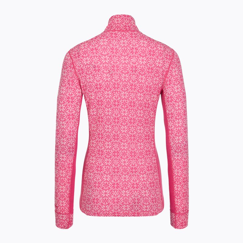 Completo di biancheria termica da donna Woolcano SET1121 Pink 4