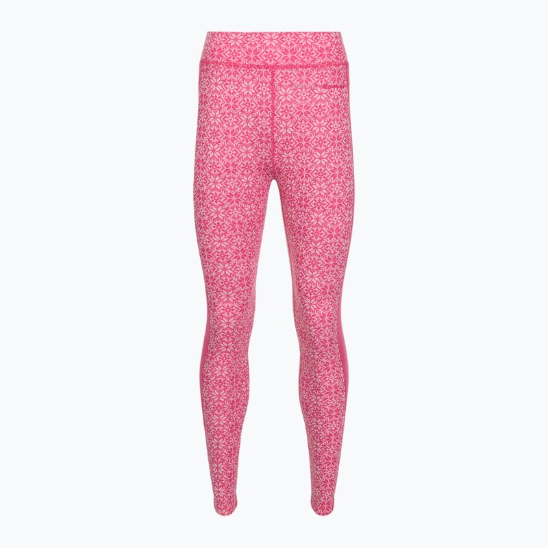 Completo di biancheria termica da donna Woolcano SET1121 Pink 8