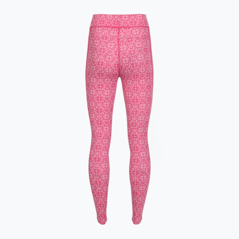 Completo di biancheria termica da donna Woolcano SET1121 Pink 9