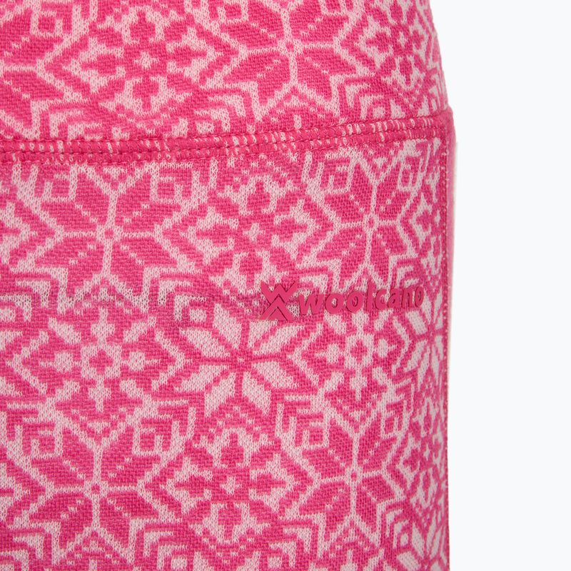 Completo di biancheria termica da donna Woolcano SET1121 Pink 10