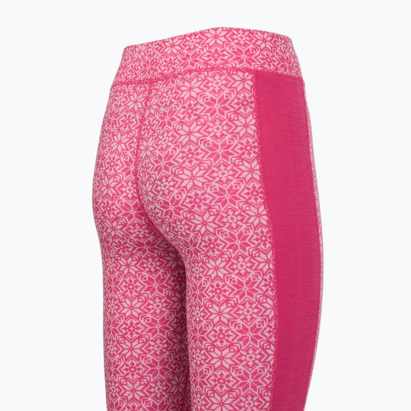 Completo di biancheria termica da donna Woolcano SET1121 Pink 12