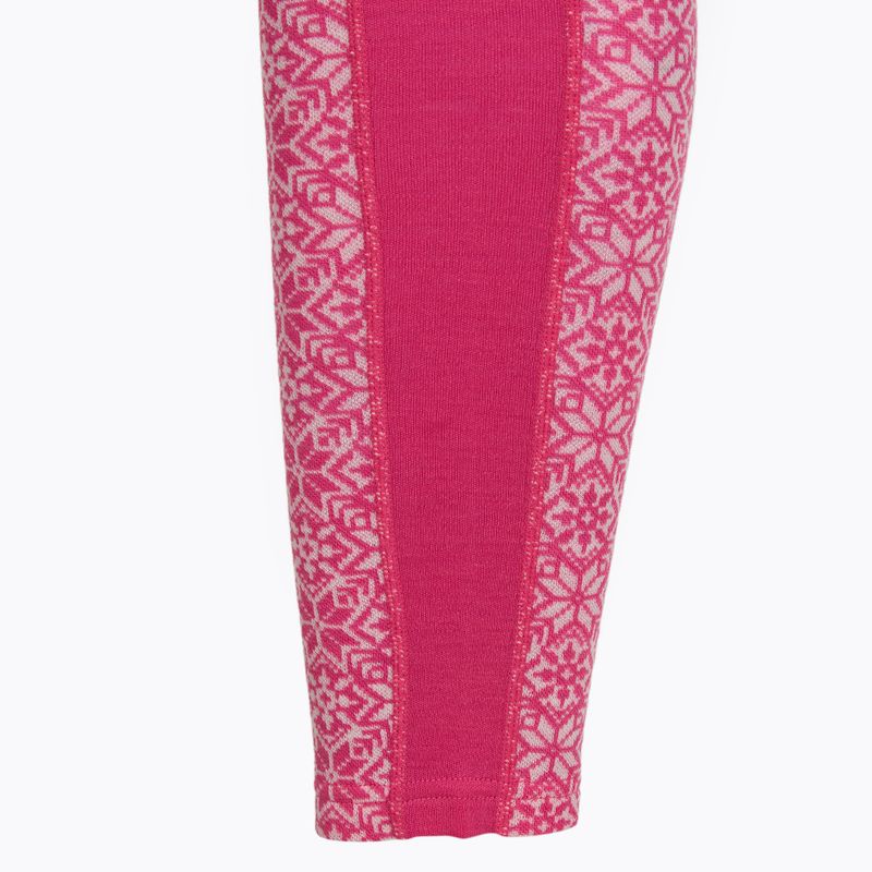 Completo di biancheria termica da donna Woolcano SET1121 Pink 13