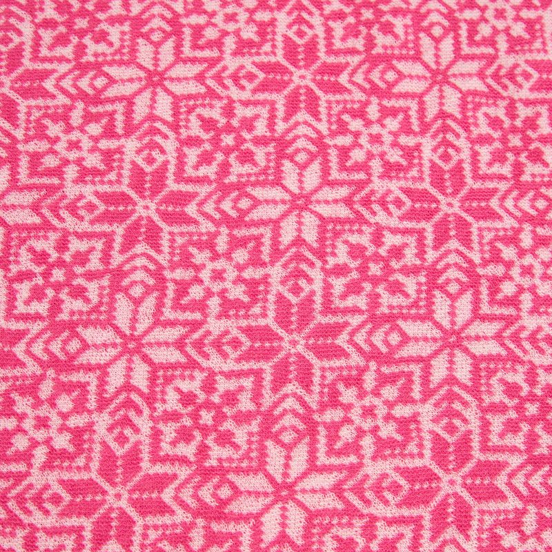 Completo di biancheria termica da donna Woolcano SET1109 Pink 7