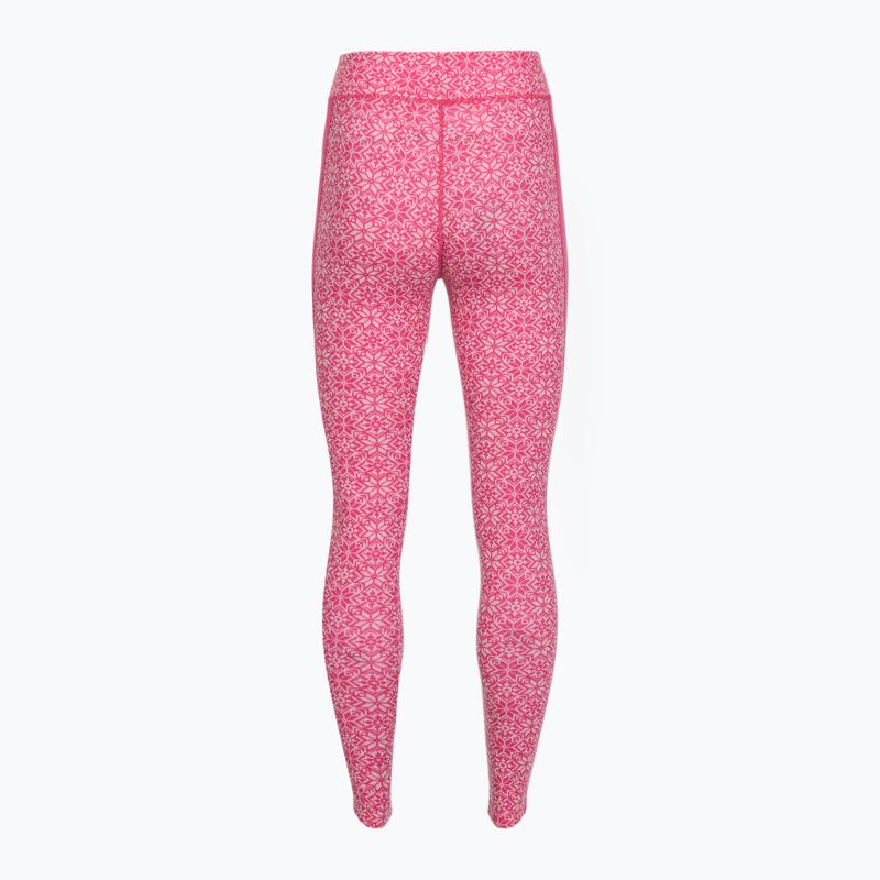 Completo di biancheria termica da donna Woolcano SET1109 Pink 9