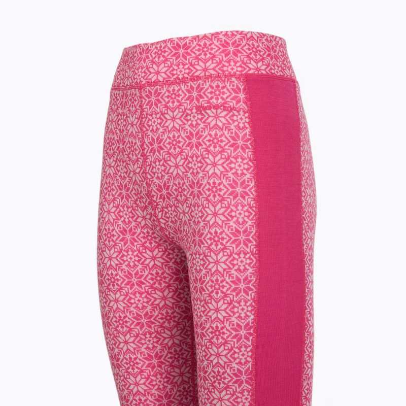 Completo di biancheria termica da donna Woolcano SET1109 Pink 11