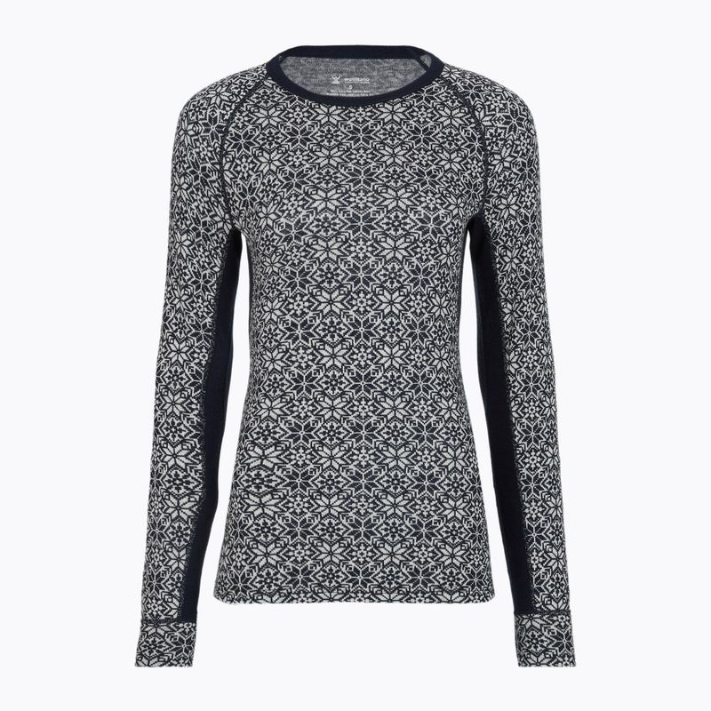 Completo di biancheria termica da donna Woolcano SET1109 Granatowy 3