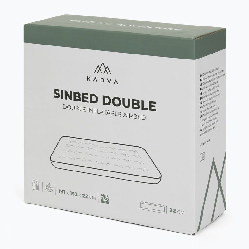 Materasso gonfiabile KADVA Sinbed Double blu navy 8