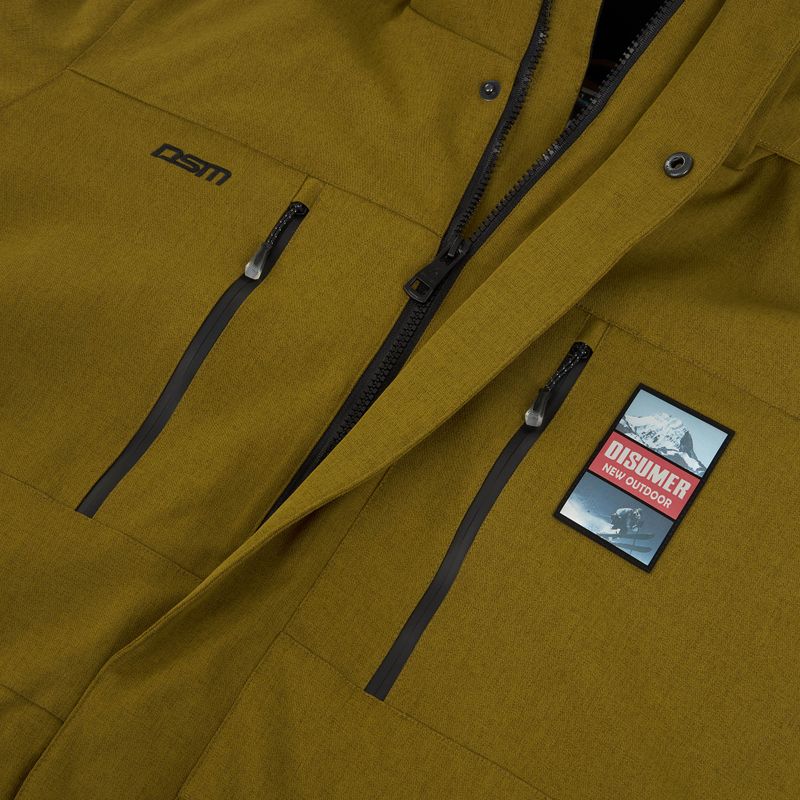 Giacca da sci da uomo DISUMER Ryon JKT Mustard 5