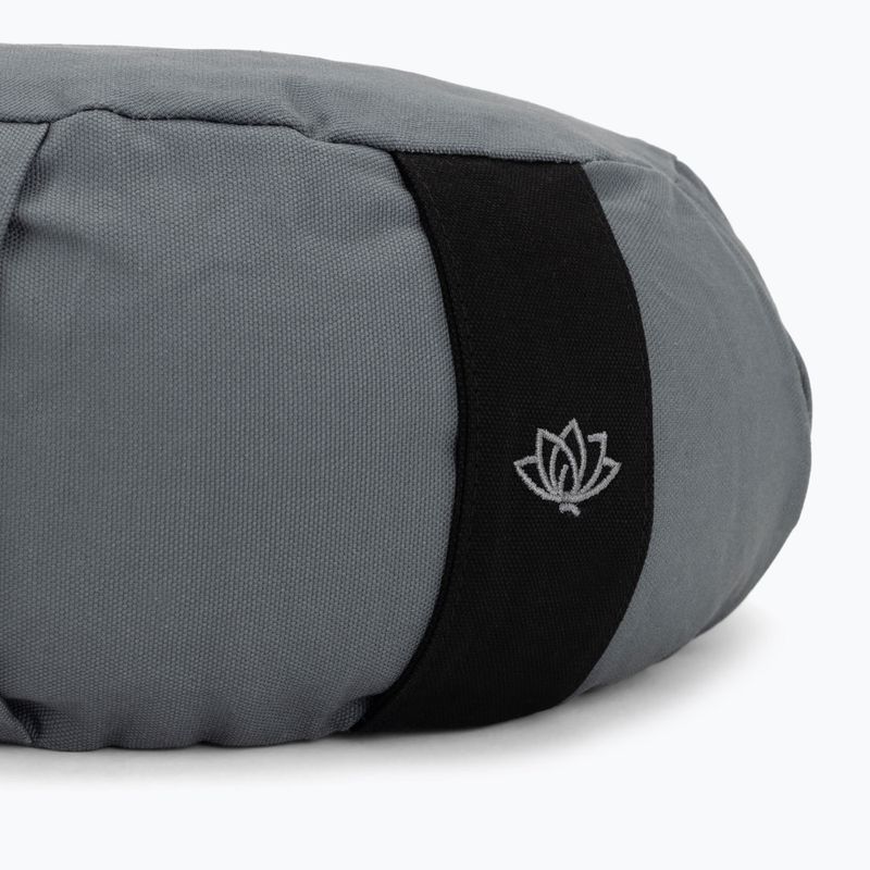Cuscino per meditazione con guscio di grano saraceno XTREXO zafu Contempla grigio 5