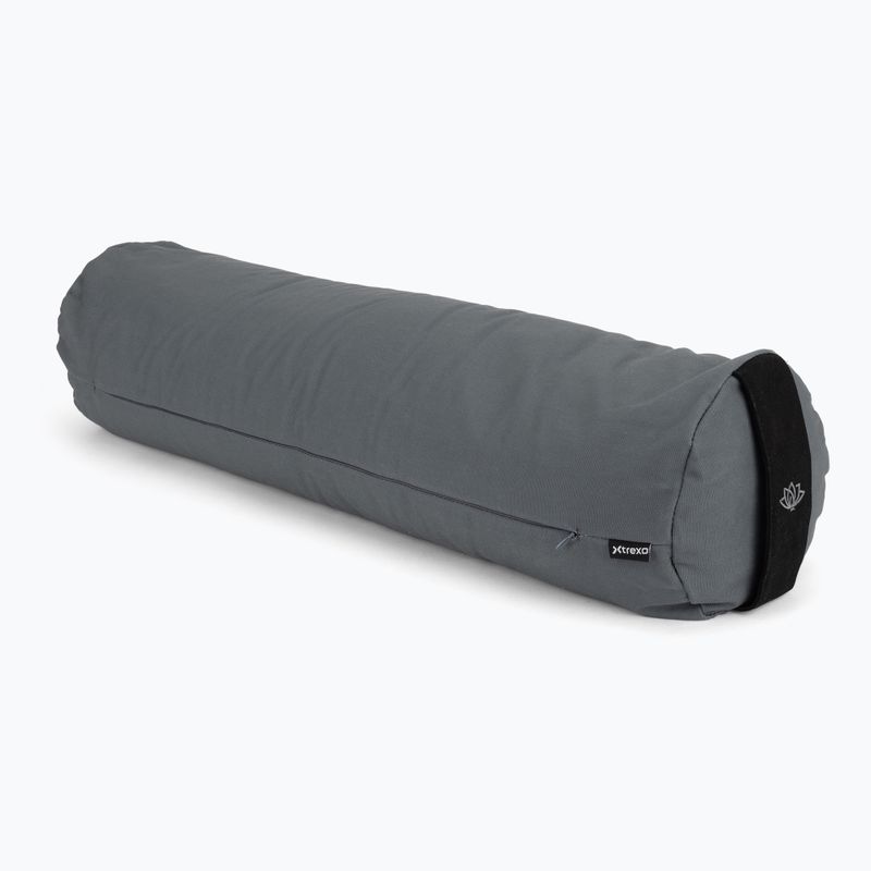 Cuscino per yoga con guscio di grano saraceno XTREXO Contempla grigio