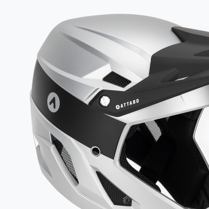 Casco da ciclismo ATTABO State 1.0 full face silver 7