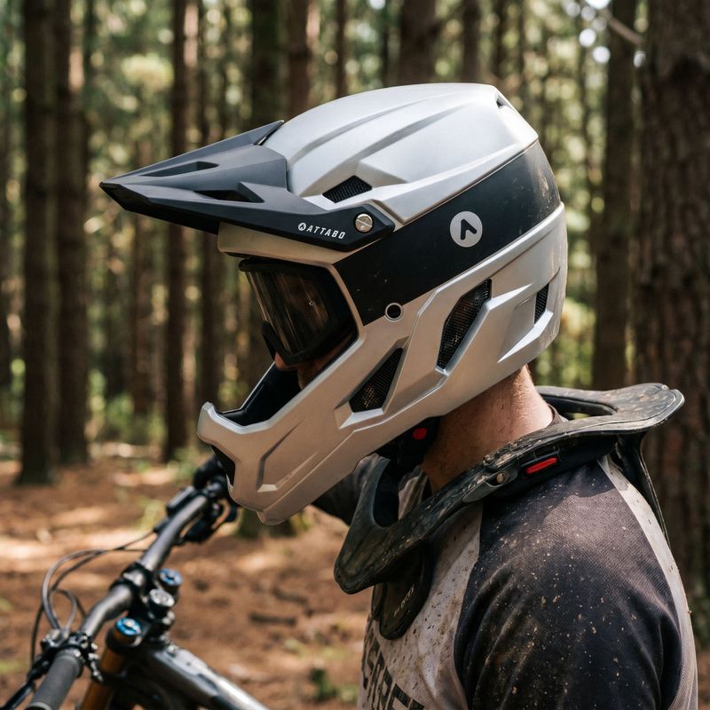 Casco da ciclismo ATTABO State 1.0 full face silver 10