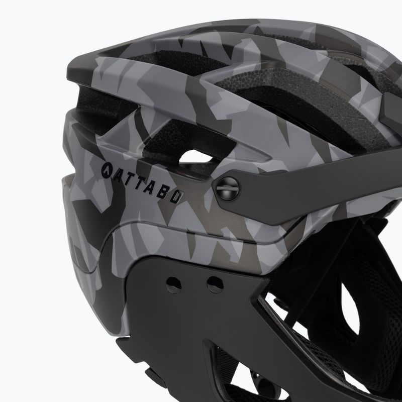 Casco da ciclismo ATTABO  State 2.0 full face gray 10