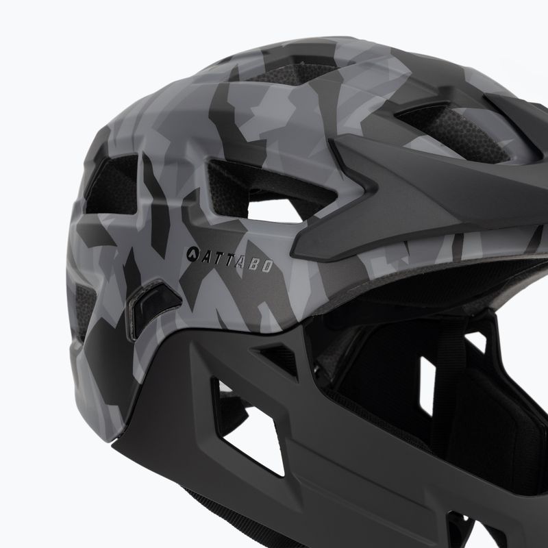 Casco da ciclismo per bambini ATTABO Predator full face gray 7