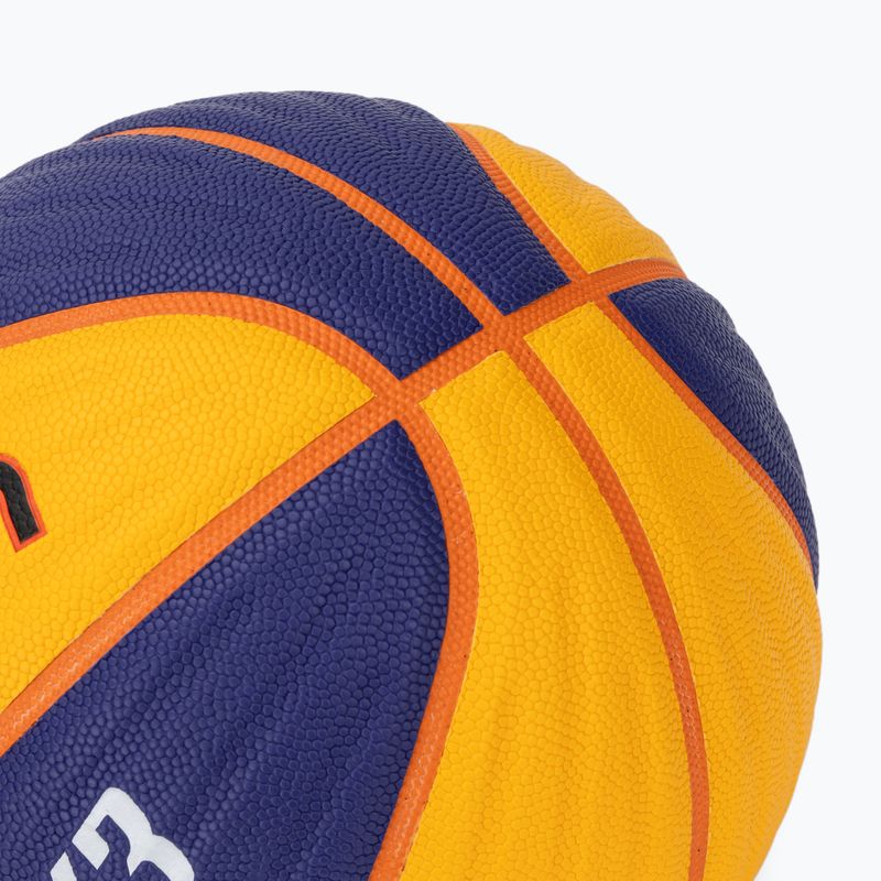 Pallone da basket OneTeam Rim Rush Fiba 3x3 blue 3