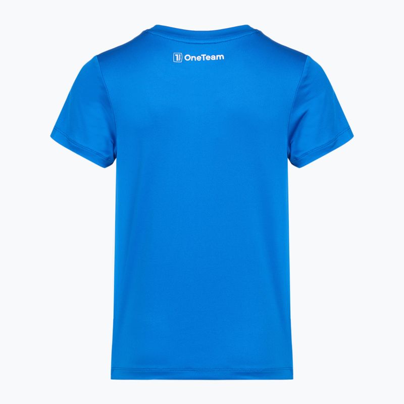 Completo da calcio per bambini OneTeam Precision Set maglia e pantaloncini blu 9