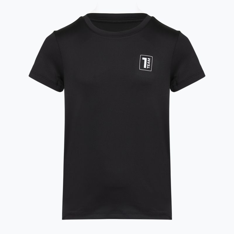 Completo da calcio per bambini OneTeam Precision Set maglia e pantaloncini nero 8