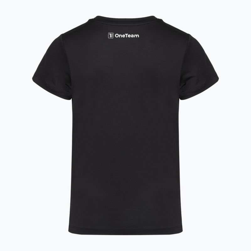 Completo da calcio per bambini OneTeam Precision Set maglia e pantaloncini nero 9