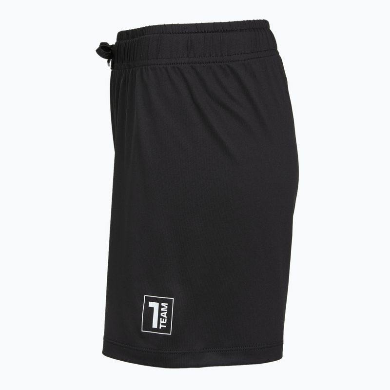 Completo da calcio per bambini OneTeam Precision Set maglia e pantaloncini nero 12