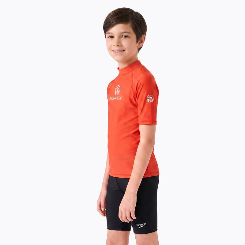 Maglietta per bambini AQUASTIC Rimos UV 50+ UPF orange 3