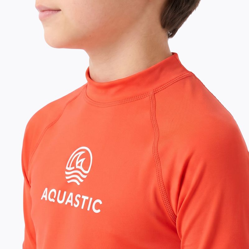 Maglietta per bambini AQUASTIC Rimos UV 50+ UPF orange 4