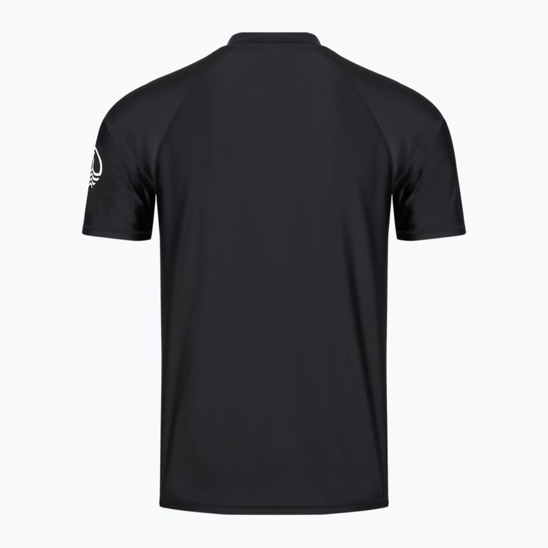T-shirt da uomo AQUASTIC Rimos UV 50+ UPF black 8