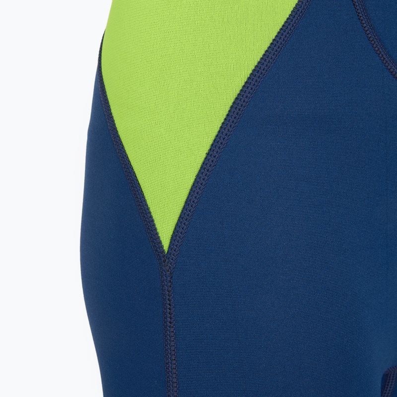 Muta da nuoto per bambini AQUASTIC Wavey Jrb 2 mm verde/blu navy 7