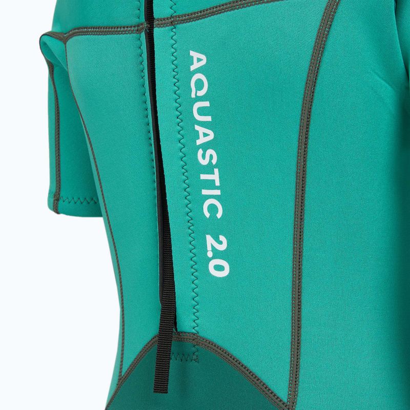 Muta da nuoto per bambini AQUASTIC Wavey Jrg 2 mm turchese 7