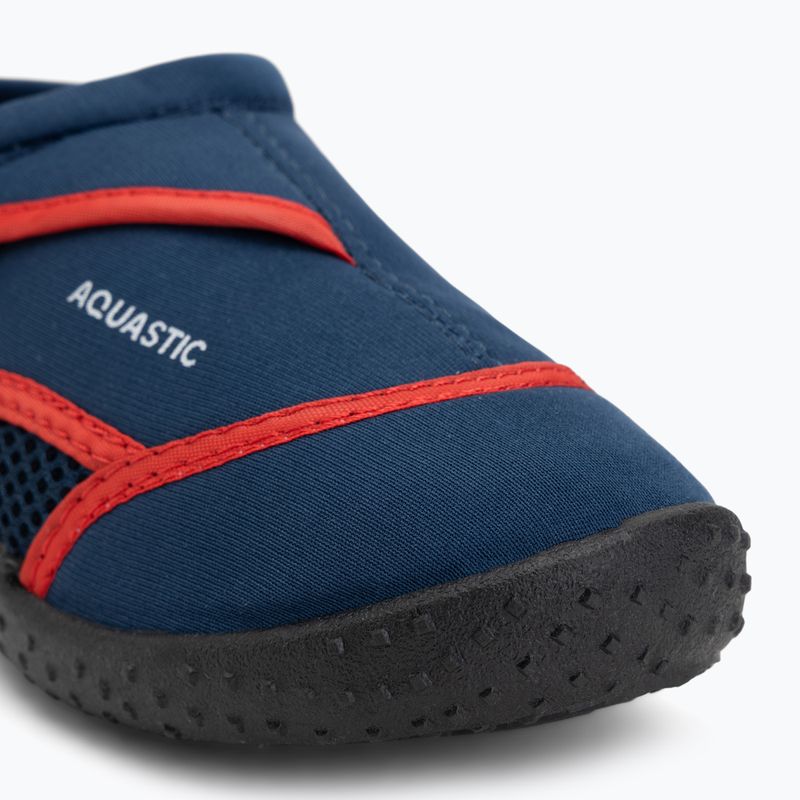 Scarpe da scoglio bambini AQUASTIC Nino navy blue/red 9