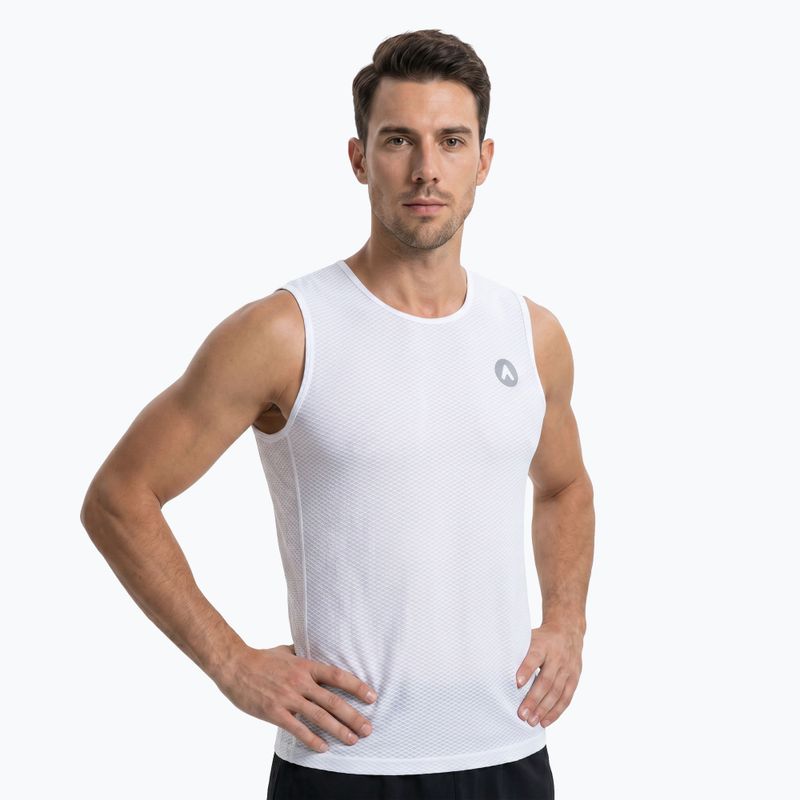 Canottiera ciclismo uomo ATTABO Essential 2 pcs. white
