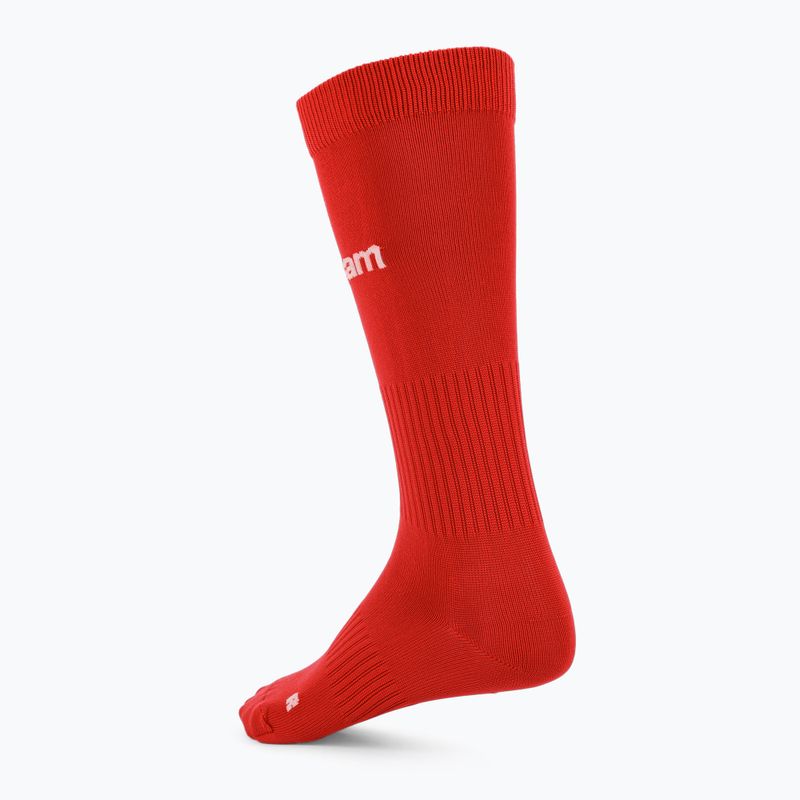 Calzettoni da calcio per bambini OneTeam Precision football socks red 2