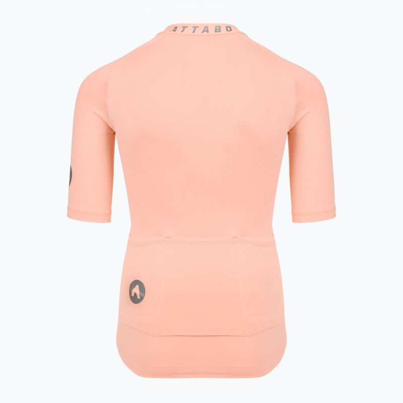 Maglietta da ciclismo per bambini ATTABO TEVRA JR con zip corta rosa 9