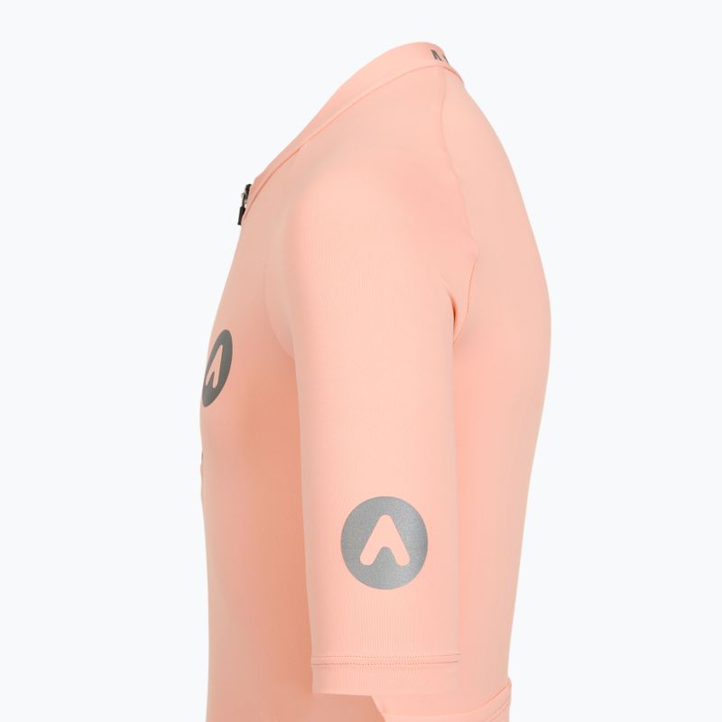 Maglietta da ciclismo per bambini ATTABO TEVRA JR con zip corta rosa 12