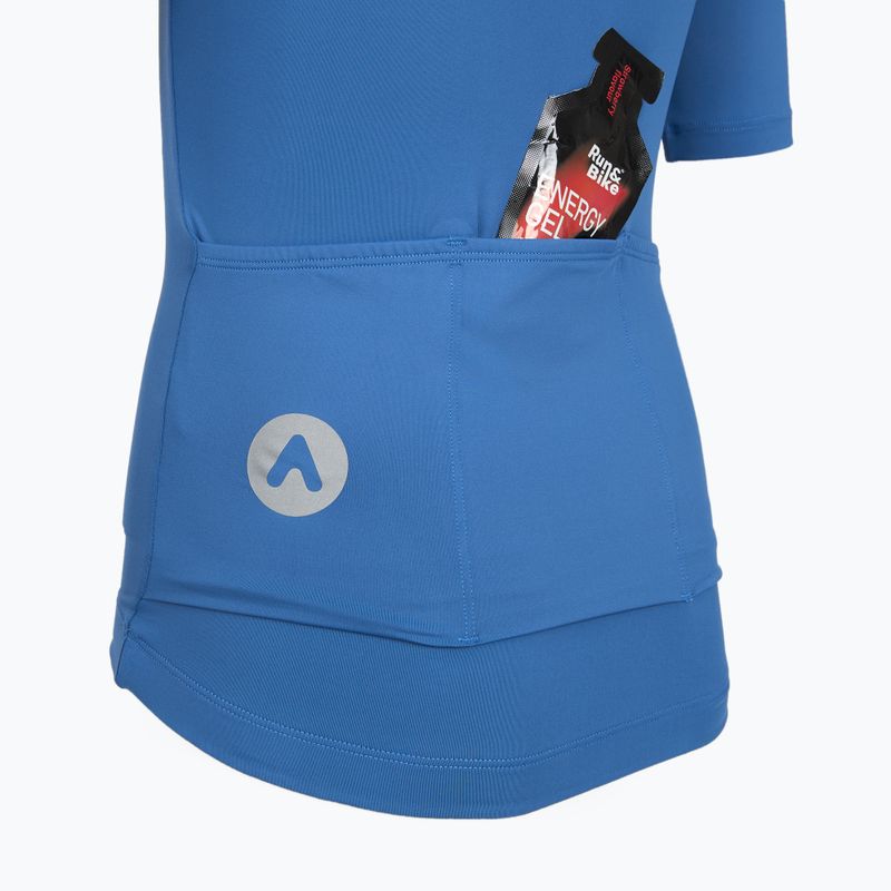 Maglietta da ciclismo per bambini ATTABO TEVRA JR con zip corta blu 13