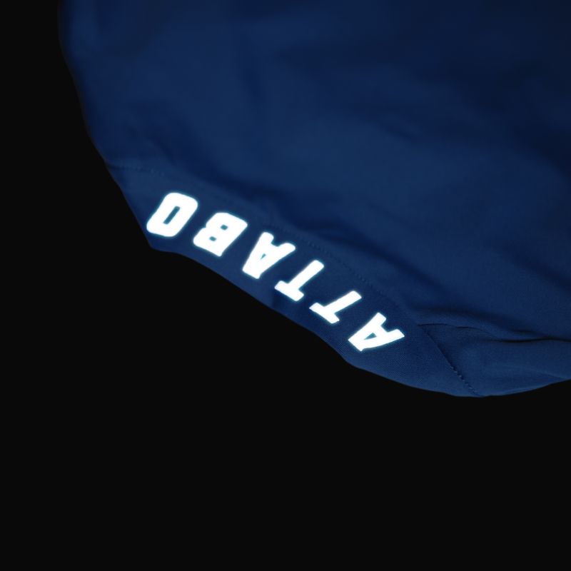 Maglietta da ciclismo per bambini ATTABO TEVRA JR con zip corta blu 16