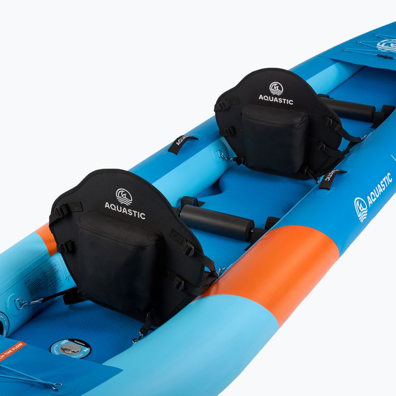 AQUASTIC Cortez 13'5" 410 cm blu kayak gonfiabile per 2 persone 9