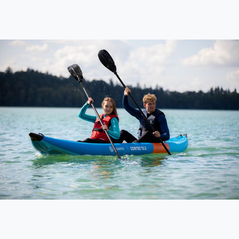 AQUASTIC Cortez 13'5" 410 cm blu kayak gonfiabile per 2 persone 19