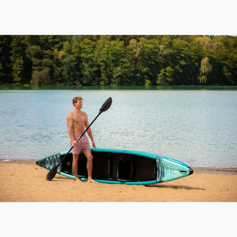 AQUASTIC Cortez 13'9" 420 cm verde kayak gonfiabile ad alta pressione per 2 persone 17
