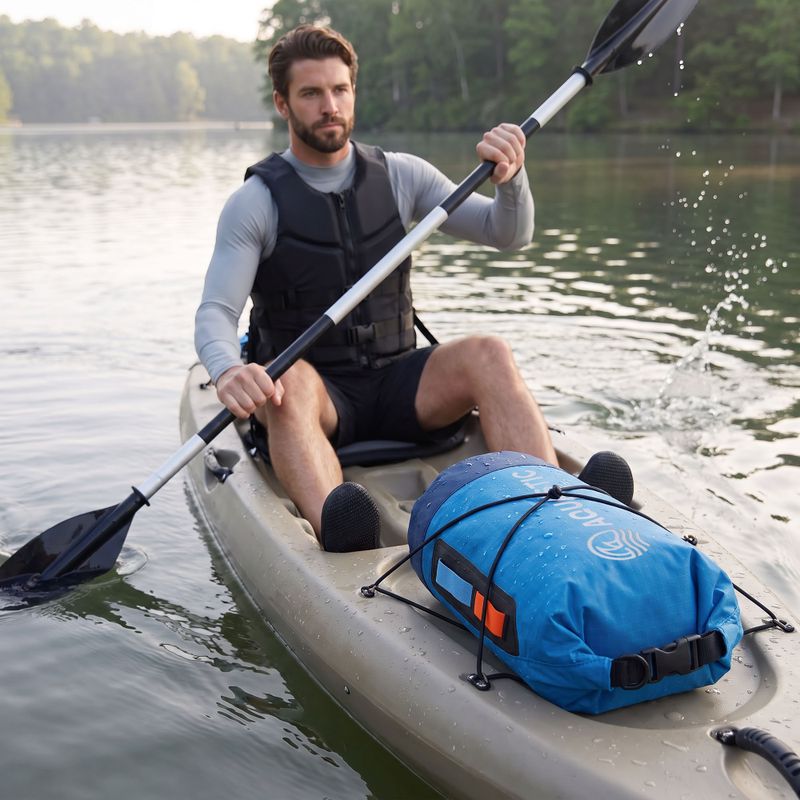 Sacca impermeabile AQUASTIC Dry Bag 8 l Nylon/TPU blue 2