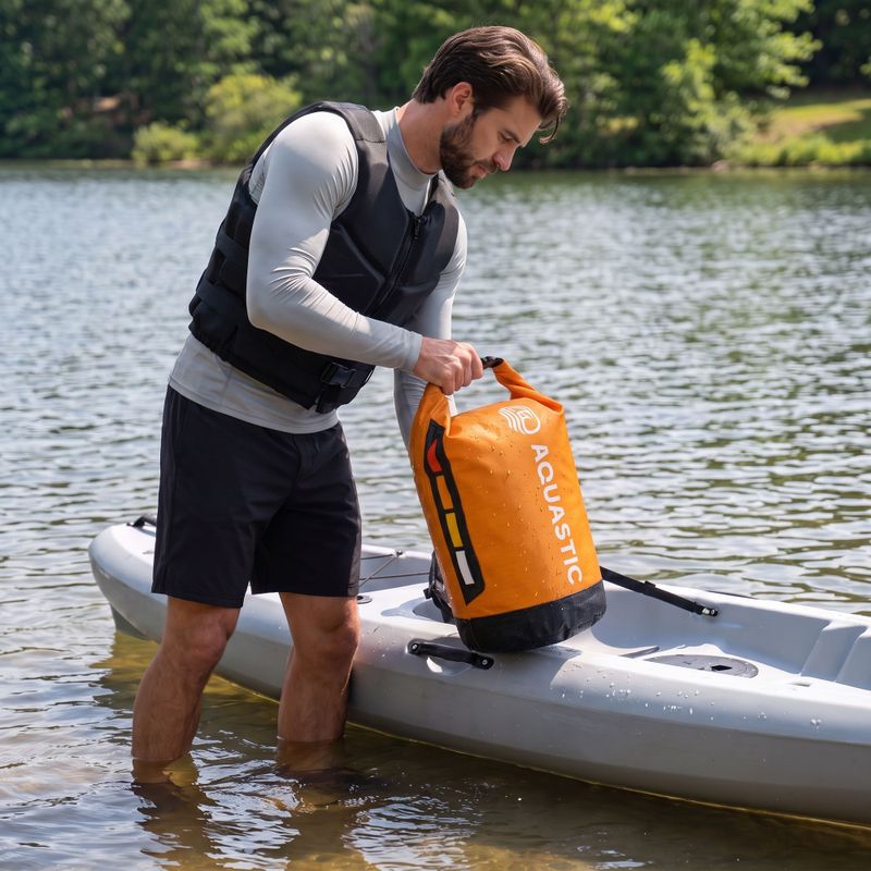 Sacca impermeabile AQUASTIC Dry Bag 20 l Nylon/TPU orange 2