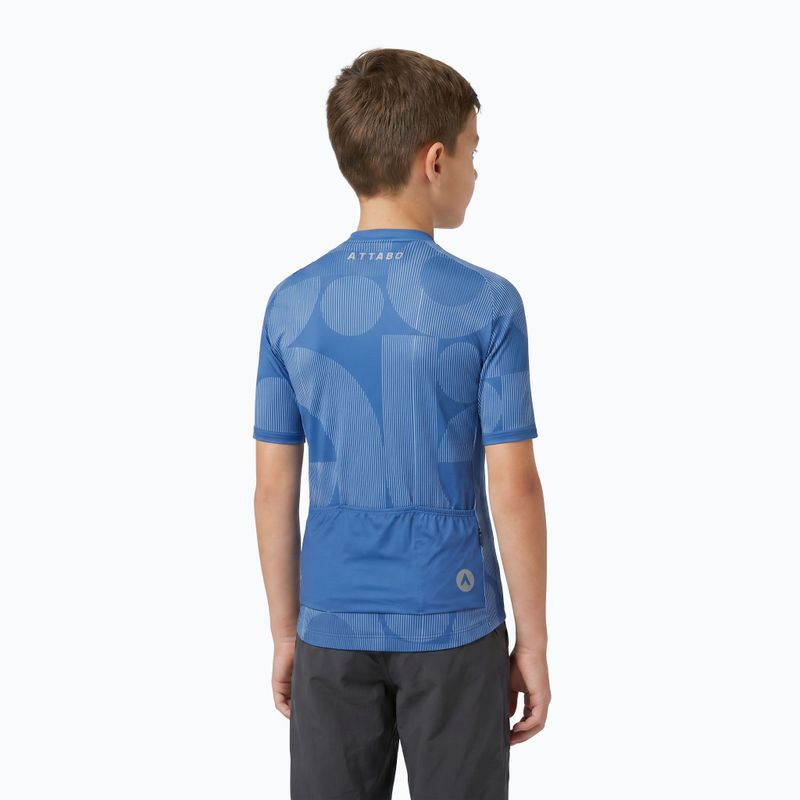 Maglia da ciclismo per bambini ATTABO Vites navy blue 2